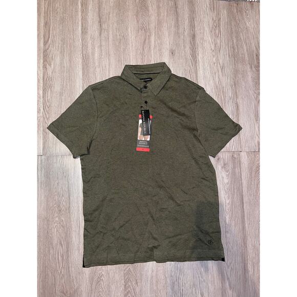Banana Republic- LUXURY-TOUCH POLO / M / Olive Green / NWT - Picture 2 of 8